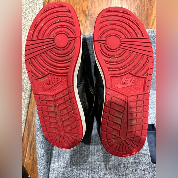 Nike Jordan 1 Flight Men's Shoes. Black, Red Olive. Size 11.5 - Picture 4 of 4